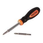 Skrutkovač s vymeniteľnými hrotmi a ergonomickou rukoväťou - TC900111