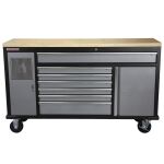 Dielenský vozík s drevenou pracovnou doskou - TGC1372