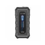Predný pohľad na štartovací zdroj TOPDON V2200Plus, robustná konštrukcia, indikátory nabitia, TOPV2200P