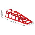Nájazdy pod auto kovové 3t - pár (BRD2003) - TRD2003