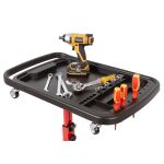 Detail náradia na pracovnej ploche pojazdného stolíka s prehľadným usporiadaním - TRXF8611