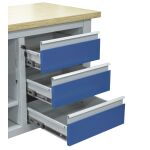 Ponk do dielne, 3 zásuvky, 1 skrinka - TSK5413-L