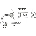 Vákuová pumpa, kapacita: 1,5 l VIGOR - V4201