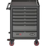 Dielenský vozík s nadstavbovým kufrom a náradím 344 dielov, 10 zásuviek, VIGOR 1000 - V4561