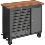 Dielenský vozík s drevenou pracovnou doskou - V4813