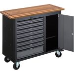 Dielenský vozík s náradím 375 dielov, 8 zásuviek a dvierka, VIGOR 1000 - V5158