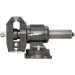 Bočný pohľad na zverák Vigor s robustnými čeľusťami a otočnou základňou - V6150N