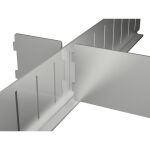 Plechové rozdeľovače do zásuviek, 137 mm, 10 ks - V6685-3/10