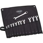 Sada kĺbových račňových očkoplochých kľúčovv pouzdre, 12 dielna VIGOR V2818