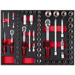 Gola sada s račňami, nadstavcami a hlavicami v karbónovej výplni – AH0001