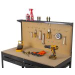 Pracovný stôl do dielne a drevenou pracovnou doskou - WT1002A