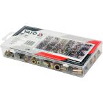 Oceľové nitovacie matice M3 - M10, 150 ks Yato - YT-36481
