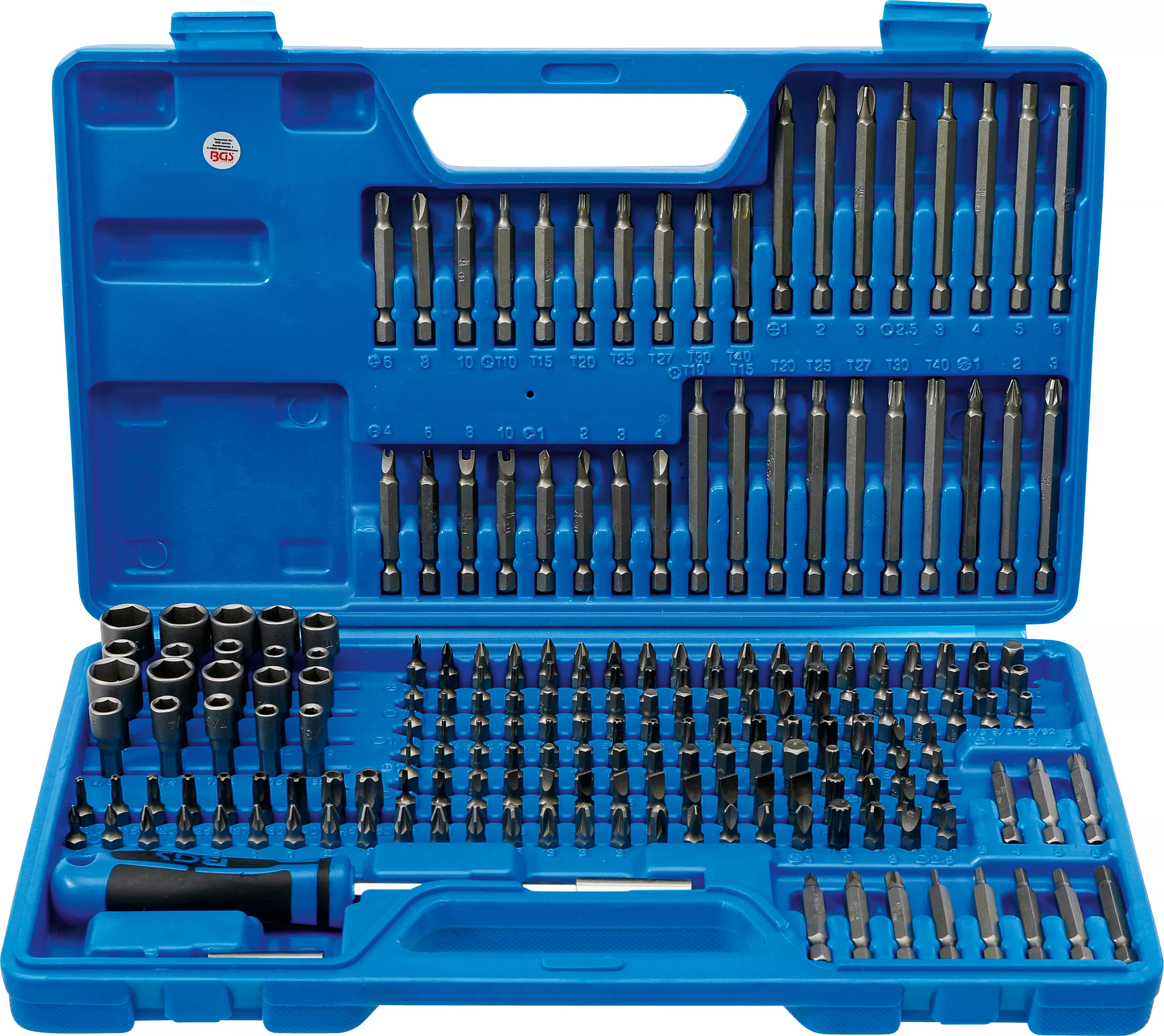 E-shop Sada univerzálnych/špeciálnych bitov 1/4", 208 ks, BGS - B20103