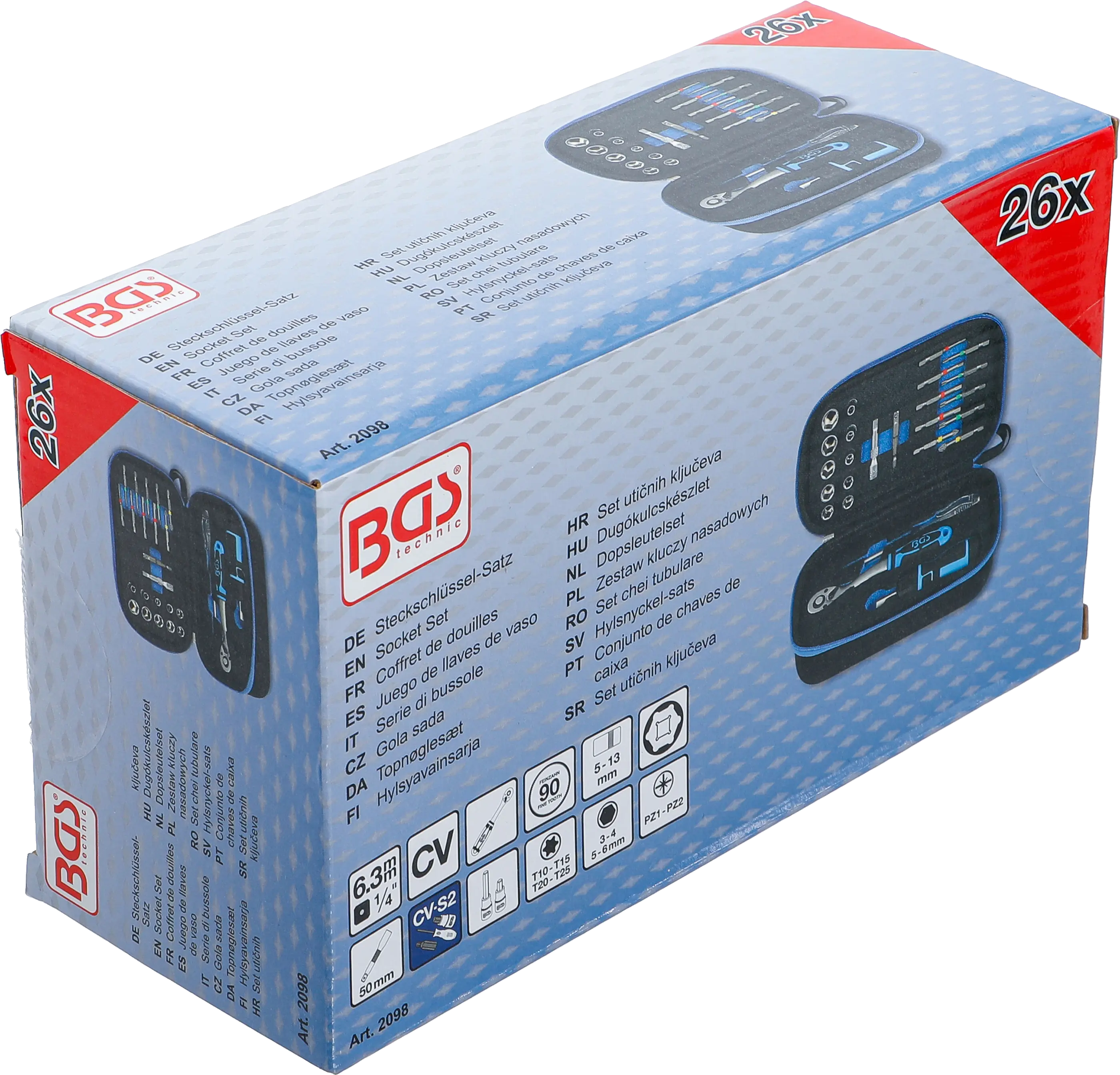 Balenie gola sady BGS - B2098 Balenie gola sady 26 dielov BGS - B2098