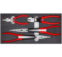Sada klieští KNIPEX v penovej výplni, 4 ks - 002001V16