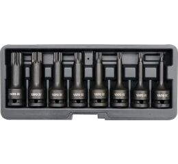 Sada nástrčných kľúčov 1/2" Spline, 8ks - YT-1069