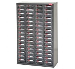 Galvanizovaný kovový organizér pre dielenský materiál a diely s 60 zásuvkami ST-2460