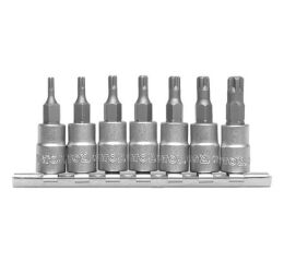 Sada bitů 1/4" 7 ks TS10-TS40 torx