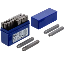 Písmenková raziaca matrica 6 mm, BGS - B2033