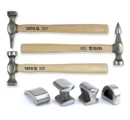 Sada klampiarskych kladiviek 7 ks - YT-4590