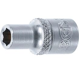 Nástrčná hlavica šesťhranná, 1/4", 5 mm, BGS - B2476