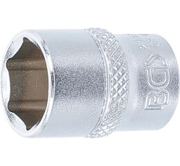 Nástrčná hlavica šesťhranná, 1/4", 13 mm, BGS - B2485