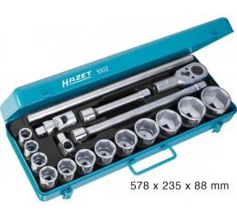 Gola sada 3/4", 18 dielov - 1002 (HA001736)