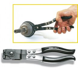 Svorkové kliešte na spony manžiet náprav 1847-1 Hazet - HA007004