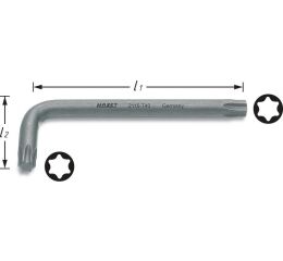 Uhlový skrutkovač TORX® 2115-T27 Hazet - HA012169