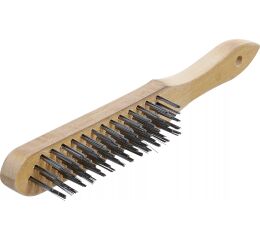 Ručná kefa, drôtená, 5-radová, 300 mm, BGS 3073