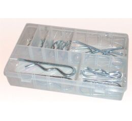 Sada poistných závlačiek 25 ks - pozinkovaných - GE278