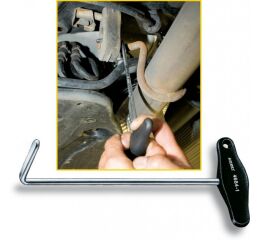 Náradie pre výfukové systémy Hazet 4684-1 FORD-Fiesta, Orion, Escort, BMW atď .; úchytka 40 mm, v uhle 9° - HA022199