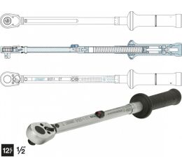 Momentový kľúč - SYSTÉM 6000 CT - US-STANDARD - ± 3% presnosť vypnutia 6128-1CT Hazet - HA076116