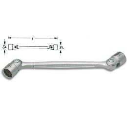 Obojstranný kĺbový nástrčkový kľúč 645-16X17 Hazet - HA028122