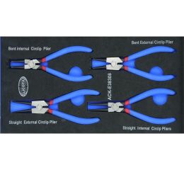 Kliešte na poistné krúžky, 4 ks - LIACKE38308