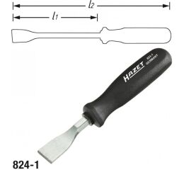 Plochý škrabák 824-1 Hazet