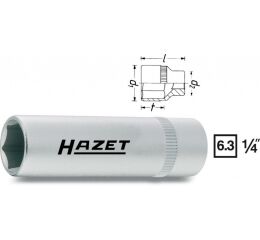 Nástrčkový kľúč 6-hr. 850LG-5.5 Hazet - HA037667