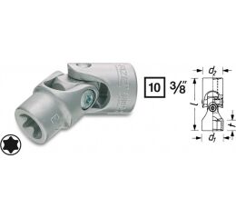 Nástrčné kľúče TORX® 880G-E8 Hazet - HA040599