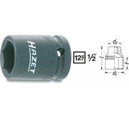 Pevnostný nástrčkový kľúč (6-hr.) 900S-27 Hazet - HA044498