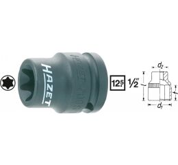 Nástrčkový TORX® kľúč silový 900S-E16 Hazet - HA044603