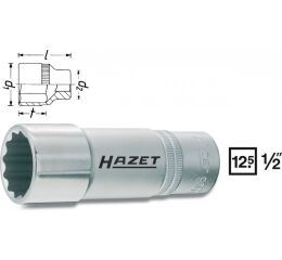 Nástrčková hlavica s dvojitým 6-hr. 900TZ-22 Hazet - HA045365