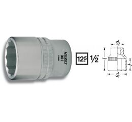 Nástrčný klíč s dvojitým 6-hr. 900Z-15 Hazet