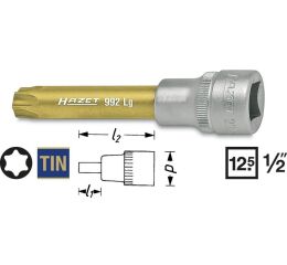Nástrčná hlavica TORX® 992LG-T50 Hazet - HA103133