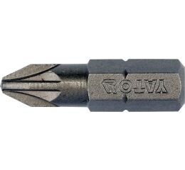 Bity 1/4" krížové PZ2 x 25 mm, 10 ks - YT-78135