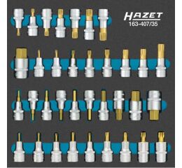 Sada nástrčných hlavíc 1/2" s bitom 163-407/35 - HA199990