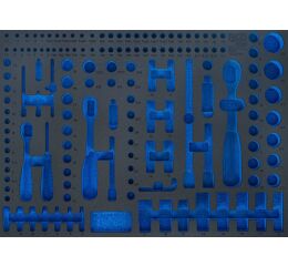 Prázdna penová výplň na gola sadu 1/2", 3/8" a 1/4" - BGS 4036-1