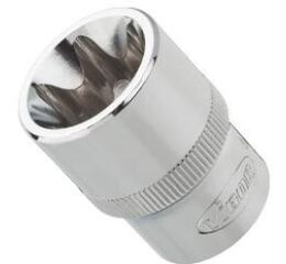 Nástrčná hlavica TORX®, pohon vnútorný štvorhran 12,5 = 1/2 ", pre skrutky s vonkajším TORX® E 18, dĺžka: 38 mm - V2196