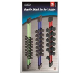 Plastový držiak hlavíc 3 ks pre 1/4", 3/8" a 1/2" - QJ7119