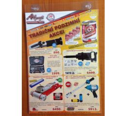 Plexi držiak A4 s prísavkami - 713000391