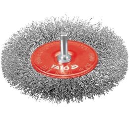 Kefa drôtená bočná s nástavcom do vŕtačky 100 mm INOX - YT-4758